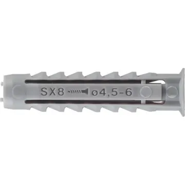 Дюбель SX 08 x 40 (нейлон) (100шт) - КРЕПЕЖ в Туле