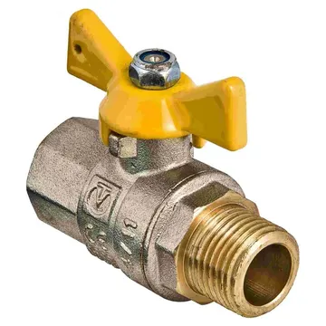 Кран газовый Vieir 1/2 Г х Ш (бабочка)(14) - САНТЕХНИКА ИНЖЕНЕРНАЯ в Туле