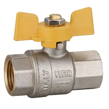 Кран газовый Vieir 1/2 Г х Г (бабочка)(14) - САНТЕХНИКА ИНЖЕНЕРНАЯ в Туле