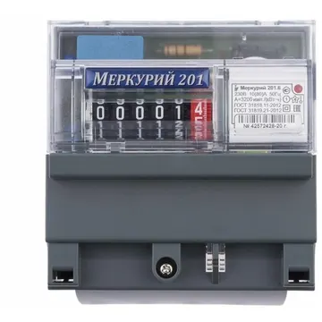 Счетчик однофазный "Меркурий 201.5 60/5"("Энергомера") - ЭЛЕКТРИКА в Туле
