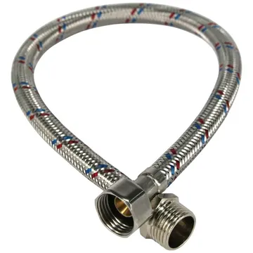 Подводка для воды 1/2" Г/Ш 0,8м(нерж) - САНТЕХНИКА ИНЖЕНЕРНАЯ в Туле
