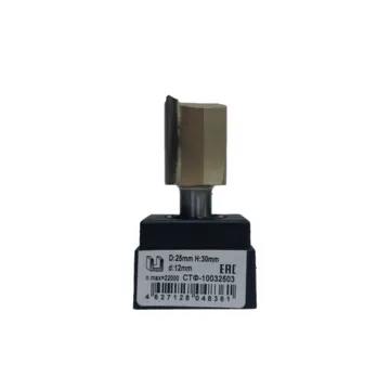 Фреза пазовая прямая STF - 1003 12 x 25 х 30 - РАСХОДНИКИ К ЭЛЕКТРОИНСТРУМЕНТУ в Туле