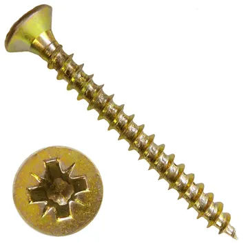 Саморез универсальный 6,0 х 050 (желтый) - КРЕПЕЖ в Туле